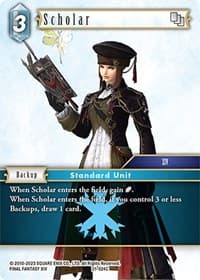 Scholar - Beyond Destiny - Final Fantasy TCG card