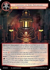 Lantern of Fire Solarisire - Judgment of the Rogue Planet - Force of Will card