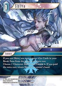 Shiva - Beyond Destiny - Final Fantasy TCG card
