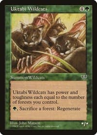 Uktabi Wildcats - Mirage - Magic: The Gathering card