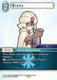 Minwu - Beyond Destiny - Final Fantasy TCG card