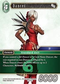 Dancer - Beyond Destiny - Final Fantasy TCG card