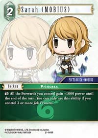 Sarah (MOBIUS) - Beyond Destiny - Final Fantasy TCG card