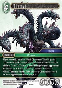 Tiamat - Beyond Destiny - Final Fantasy TCG card