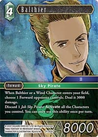 Balthier - Beyond Destiny - Final Fantasy TCG card