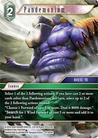 Pandemonium - Beyond Destiny - Final Fantasy TCG card