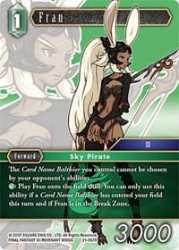 Fran - Beyond Destiny - Final Fantasy TCG card