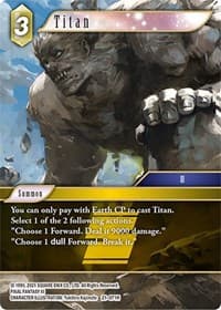 Titan - Beyond Destiny - Final Fantasy TCG card