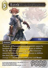 Haveh - Beyond Destiny - Final Fantasy TCG card