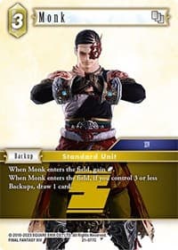 Monk - 077 - Beyond Destiny - Final Fantasy TCG card