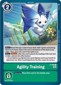 Agility Training (Blast Ace Box Topper) - Digimon Promotion Cards - Digimon Card Game card