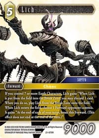 Lich - Beyond Destiny - Final Fantasy TCG card