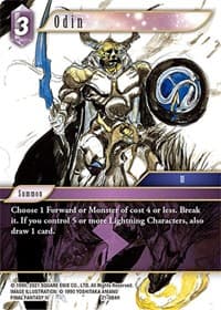 Odin - Beyond Destiny - Final Fantasy TCG card