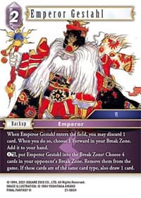 Emperor Gestahl - Beyond Destiny - Final Fantasy TCG card
