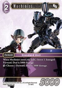Machinist - Beyond Destiny - Final Fantasy TCG card