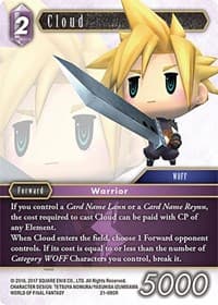 Cloud - Beyond Destiny - Final Fantasy TCG card
