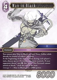 Man in Black - Beyond Destiny - Final Fantasy TCG card