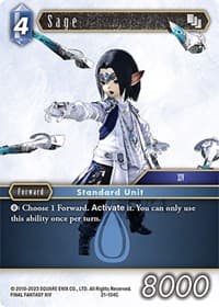 Sage - Beyond Destiny - Final Fantasy TCG card