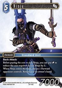 Ninja - Beyond Destiny - Final Fantasy TCG card