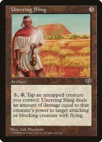 Unerring Sling - Mirage - Magic: The Gathering card