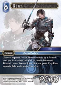 Rhus - Beyond Destiny - Final Fantasy TCG card