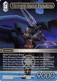 Skyserpent General Rughadjeen - Beyond Destiny - Final Fantasy TCG card