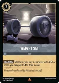 Weight Set - Rise of the Floodborn - Disney Lorcana card