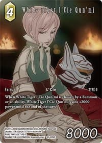 White Tiger l'Cie Qun'mi (Full Art) - Beyond Destiny - Final Fantasy TCG card