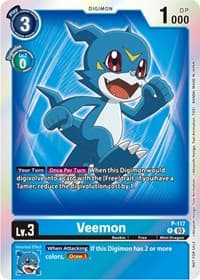 Veemon - P-117 (Tamer Party Pack -The Beginning- Ver. 2.0) - Digimon Promotion Cards - Digimon Card Game card