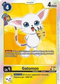 Gatomon - P-120 (Tamer Party Pack -The Beginning- Ver. 2.0) - Digimon Promotion Cards - Digimon Card Game card