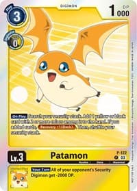 Patamon - P-122 (Tamer Party Pack -The Beginning- Ver. 2.0) - Digimon Promotion Cards - Digimon Card Game card