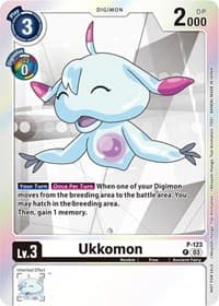 Ukkomon - P-123 (Tamer Party Pack -The Beginning- Ver. 2.0) - Digimon Promotion Cards - Digimon Card Game card