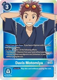 Davis Motomiya - P-124 (Tamer Party Pack -The Beginning- Ver. 2.0) - Digimon Promotion Cards - Digimon Card Game card