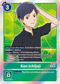 Ken Ichijoji - P-125 (Tamer Party Pack -The Beginning- Ver. 2.0) - Digimon Promotion Cards - Digimon Card Game card