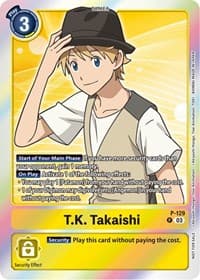 T.K. Takaishi - P-129 (Tamer Party Pack -The Beginning- Ver. 2.0) - Digimon Promotion Cards - Digimon Card Game card