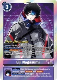 Eiji Nagasumi - Blast Ace Pre-Release Cards - Digimon Card Game card