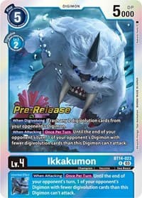 Ikkakumon - Blast Ace Pre-Release Cards - Digimon Card Game card