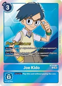 Joe Kido - Blast Ace Pre-Release Cards - Digimon Card Game card