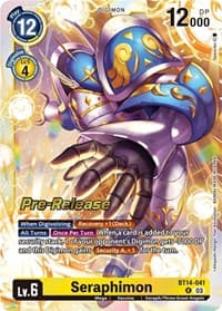 Seraphimon - Blast Ace Pre-Release Cards - Digimon Card Game card