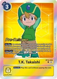 T.K. Takaishi - Blast Ace Pre-Release Cards - Digimon Card Game card