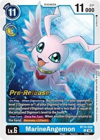 MarineAngemon - Blast Ace Pre-Release Cards - Digimon Card Game card