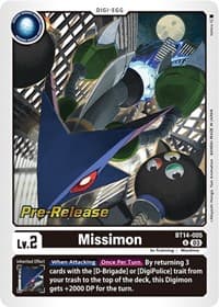 Missimon - Blast Ace Pre-Release Cards - Digimon Card Game card