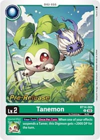 Tanemon - Blast Ace Pre-Release Cards - Digimon Card Game card
