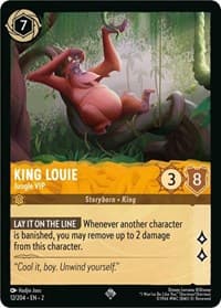 King Louie - Jungle VIP - Rise of the Floodborn - Disney Lorcana card