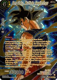 Son Goku, Multiple Awakenings (SPR) - Perfect Combination - Dragon Ball Super: Masters card