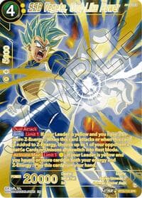 SSB Vegeta, God-Like Power (SPR) - Perfect Combination - Dragon Ball Super: Masters card