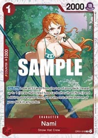 Nami - OP01-016 (Ultra Deck: The Three Captains) - One Piece Promotion Cards - One Piece Card Game card