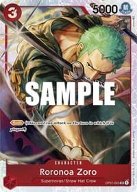 Roronoa Zoro - OP01-025 (Ultra Deck: The Three Captains) - One Piece Promotion Cards - One Piece Card Game card