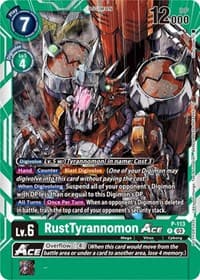 RustTyrannomon ACE - P-113 (3rd Anniversary Survey Pack) - Digimon Promotion Cards - Digimon Card Game card