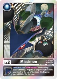Missimon (Blast Ace Box Promotion Pack) - Blast Ace - Digimon Card Game card
